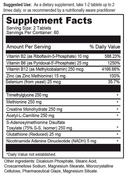 Methyl Plus (120 tablets) 60 servings*